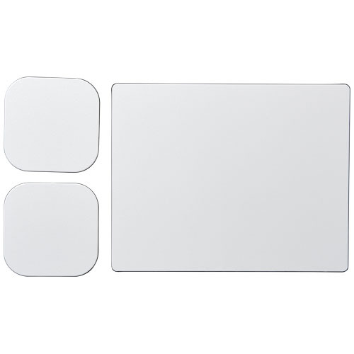 Podkładka pod mysz Brite-Mat® i zestaw podkładek pod naczynia combo 3 Czarny 21059300 (1)