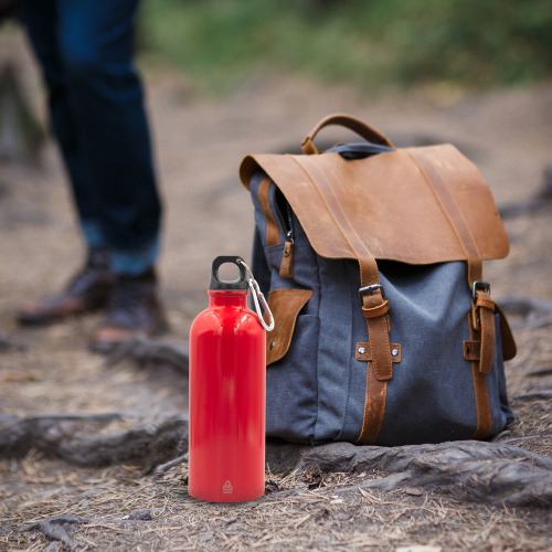 Butelka sportowa 500 ml z karabińczykiem | Brenda Czerwony VA099-05 (1)