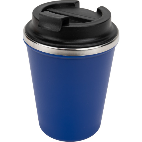 Kubek termiczny 350 ml z powłoką z recyklingu METODY Granatowy 8496244 