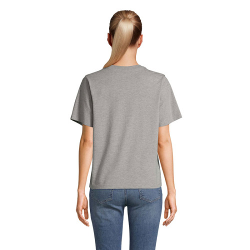 LEGEND WOMEN  T-SHIRT Szary Melanż S04776-GM-L (1)