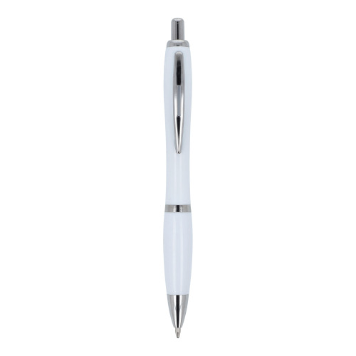 Pióro kulkowe Hawaii kolor twardy R-ABS Biały LT87821-N0001 (4)
