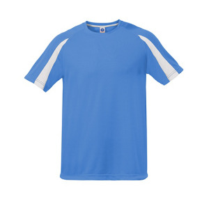 Koszulka Sportowa Unisex Teksturowany Poliester Odprowadzajaca Wilgoc - Atoll & White
