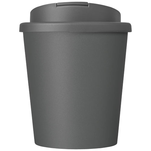 Kubek Americano® Espresso Eco z recyklingu o pojemności 250 ml z pokrywą odporną na zalanie  Szary 21045582 (2)
