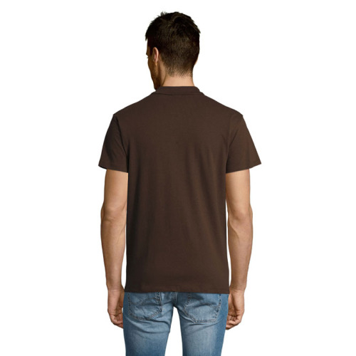 SUMMER II Męskie POLO 170g Chocolate S11342-CH-XXL (1)
