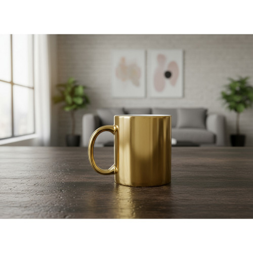 Kubek ceramiczny 350 ml | Yillka Złoty VA070-24 (1)