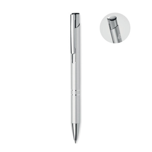 Długopis aluminiowy, recykling srebrny MO6561-14 