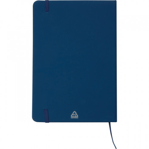 Notatnik A5 w linie z materiałów z recyklingu DOMINIK Granatowy 2526144 (4)