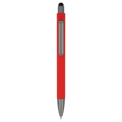 Pióro kulkowe Madeira z rysikiem R-ABS Czerwony LT87851-N0021 (2)