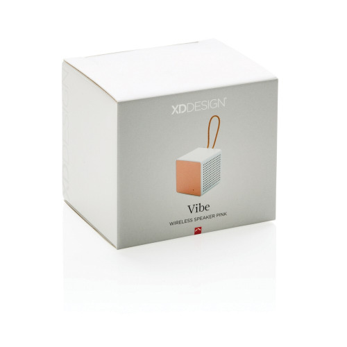 Głośnik bezprzewodowy 3W Vibe Różowy, szary P326.630 (5)