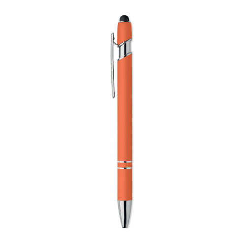 Długopis z rysikiem aluminium Pomaranczowy MO2798-10 (2)
