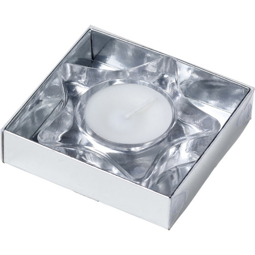 Świecznik "gwiazda" Srebrny V8821-32 (7)