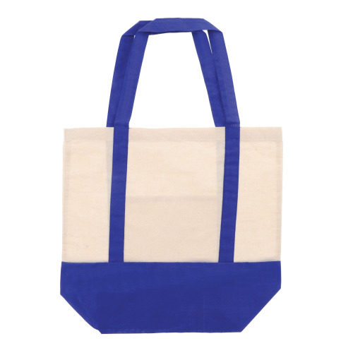 Bawełniana Torba na zakupy OEKO-TEX® 140g/m² 40x10x35cm Niebieski LT95248-N0011 (3)