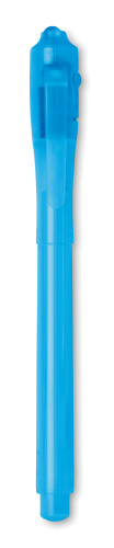 Niewidzialny długopis z lampką turkusowy MO8750-12 