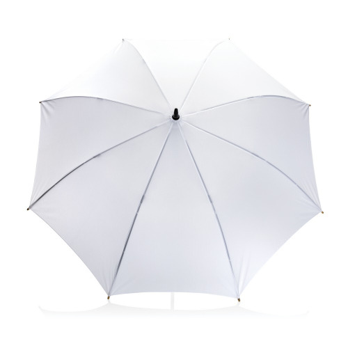 Bambusowy parasol automatyczny 23" AWARE™ RPET Biały P850.653 (1)