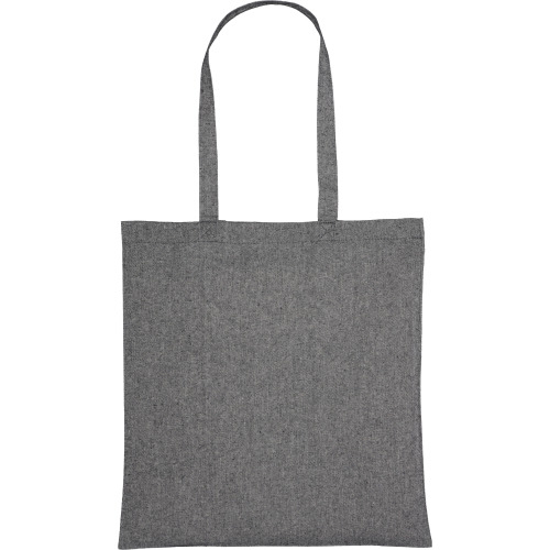 Torba bawełniana z długimi uszami z recyklingu 140 g/m2 CHELMSFORD Ciemnoszary 235803 