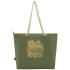 Panama torba termiczna na plażę z uchwytami ze sznurka wykonana z materiałów z recyklingu z certyfikatem GRS Oliwkowy 13007960 (1) thumbnail