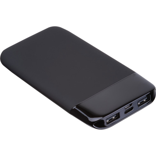 Power bank z podświetlanym logo 8000 mAh FLOYD Czarny 3543603 (2)
