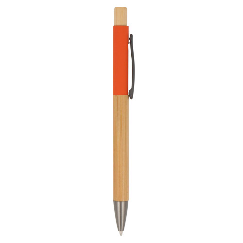 Pióro kulkowe Madrid bamboo Pomarańczowy LT87752-N0026 (1)