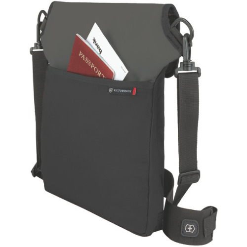 Torba na ramię Victorinox Altmont 3.0, Flapover Digital Bag, czarna Czarny 32389201 (2)