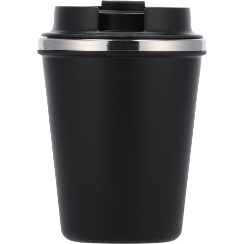 Kubek termiczny 350 ml z powłoką z recyklingu METODY Czarny 8496203 (1)
