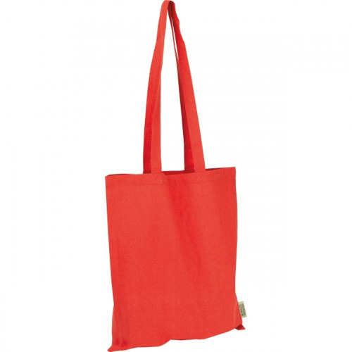 Torba bawełniana z długimi uszami 180g/m2 z materiałów z recyklingu GLEN Czerwony 6469805 