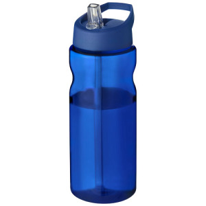 Bidon H2O Base® o pojemności 650 ml z wieczkiem z słomką Niebieski