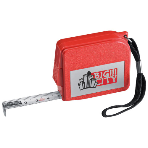 Miarka stalowa 2m LA PAZ Czerwony 880205 