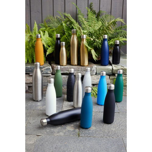 Butelka ze stali NILS 12/24H 0,5 L, czarny Czarny 5017707- (7)