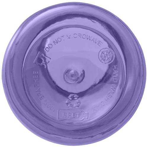 Oregon butelka na wodę o pojemności 400 ml z karabińczykiem wykonana z tworzyw sztucznych pochodzących z recyklingu z certyfi Zmierzch fioletowy 10077837 (3)