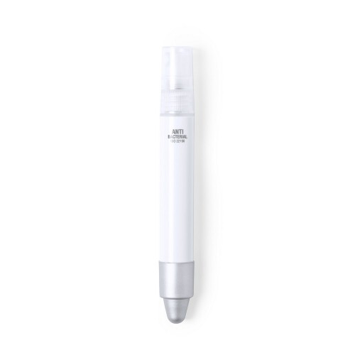 Długopis antybakteryjny z atomizerem, touch pen biały V1989-02 (2)