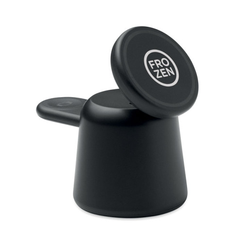 Ładowarka bezprzew 3 w 1, 15 W Czarny MO2732-03 (3)