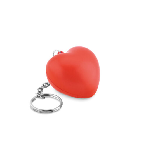 Brelok serce z PU czerwony MO9210-05 (1)
