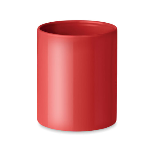 Kolorowy kubek ceramiczny czerwony MO6208-05 (1)
