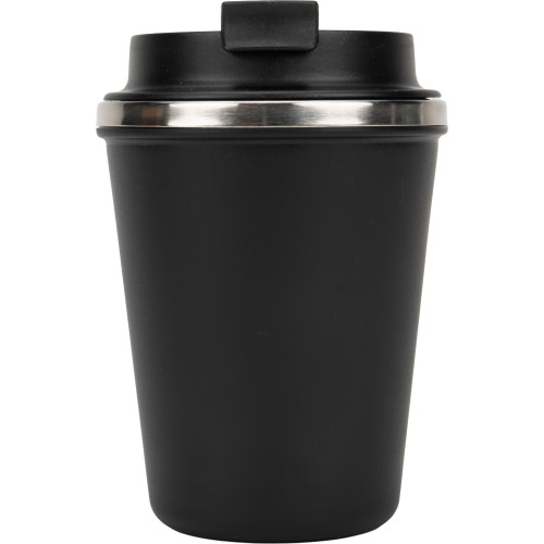 Kubek termiczny 350 ml z powłoką z recyklingu METODY Czarny 8496203 (3)