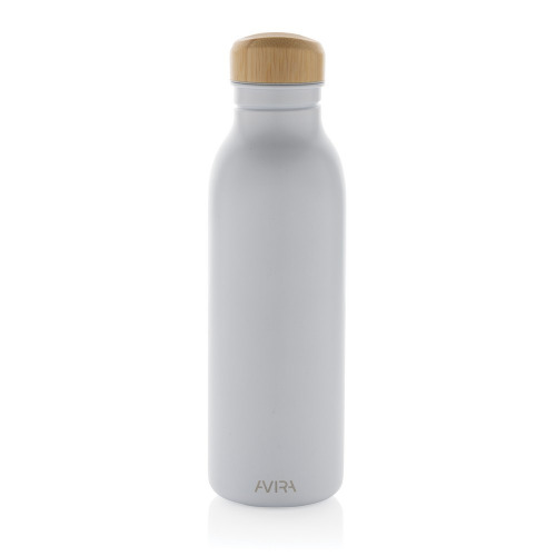 Butelka sportowa 600 ml Avira Alcor, stal nierdzewna z recyklingu Biały P438.063 