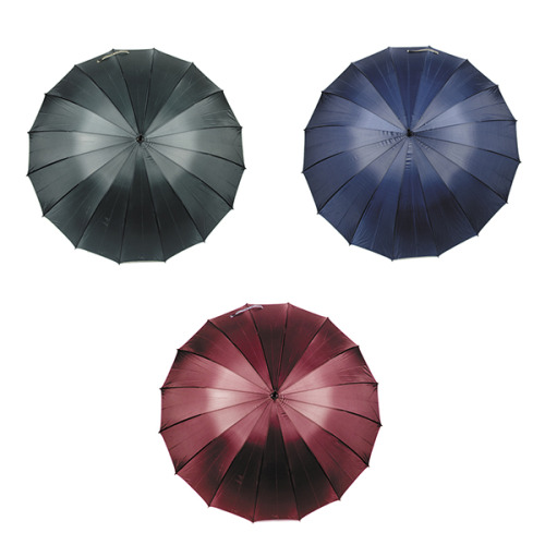 Parasol automatyczny z drewnianą rączką / Raynfall Bordowy IP35037554 (3)