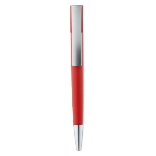Przyciskany długopis. czerwony MO8203-05 