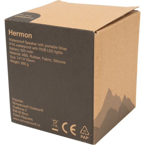Głośnik bluetooth HERMON Schwarzwolf Czarny B1400300AJ303 (29)