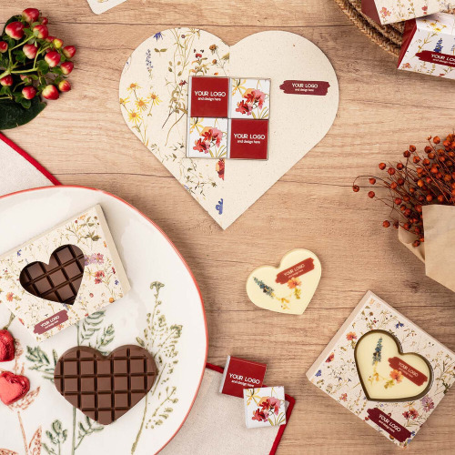 Tabliczka czekolady Czekoladowe Serce Wielokolorowy S0079 (2)