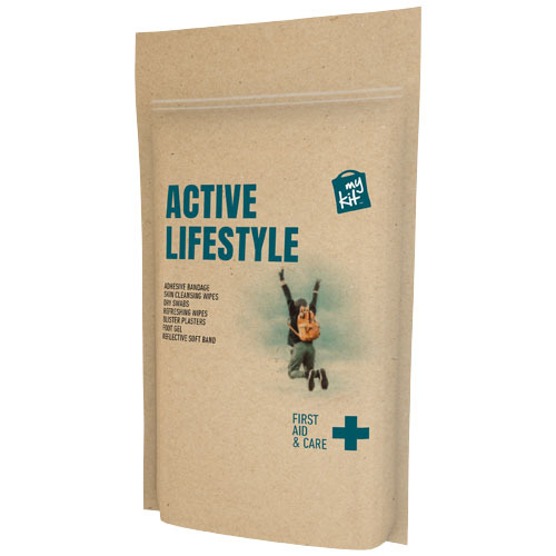 MyKit apteczka pierwszej pomocy Active Lifestyle w papierowej torebce Kraftowy brąz 1Z260506 