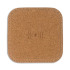 Square cork Wireless charger 5W Naturalny LT95069-N0094  thumbnail