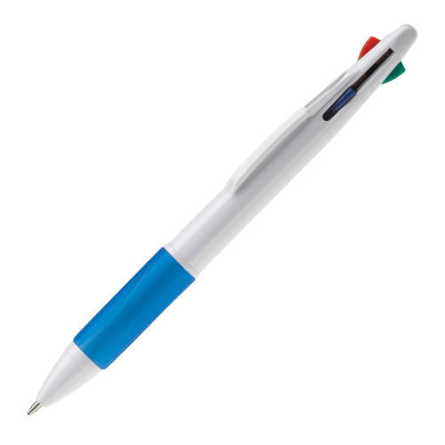 Długopis 4-kolorowy Biały / niebieski LT87226-N0111 