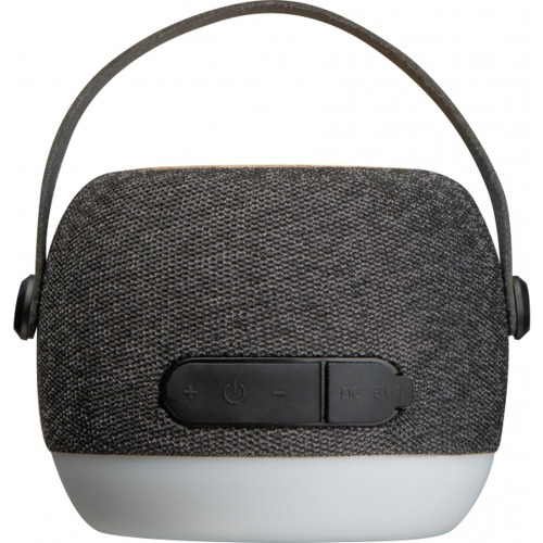 Głośnik bluetooth z ładowarką indukcyjną rPET PIACENZA Ciemnoszary 381577 (2)
