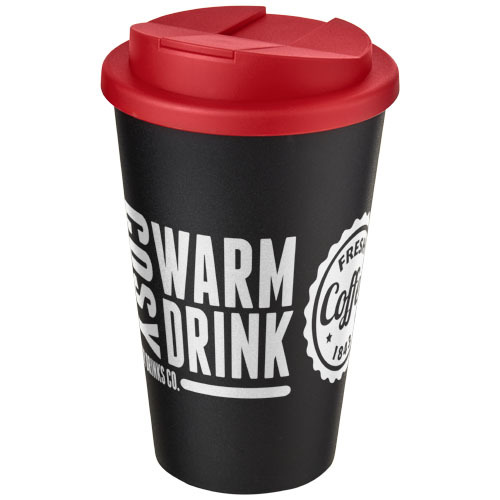 Americano® 350 ml tumbler with spill-proof lid Czarny 21069516 (1)