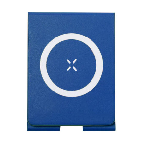 Magnetyczna ładowarka bezprzewodowa 15W, składana, stojak na telefon Niebieski