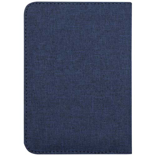 Ross etui na paszport RPET RFID wykonane z materiałów z recyklingu z certyfikatem GRS Granatowy melanż 13005855 (3)