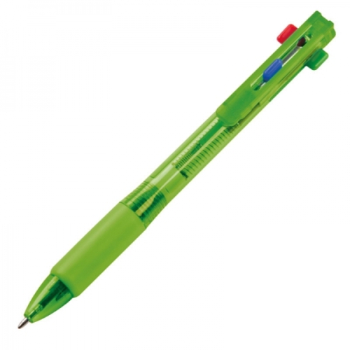 Długopis plastikowy 4w1 NEAPEL jasnozielony 078929 (2)