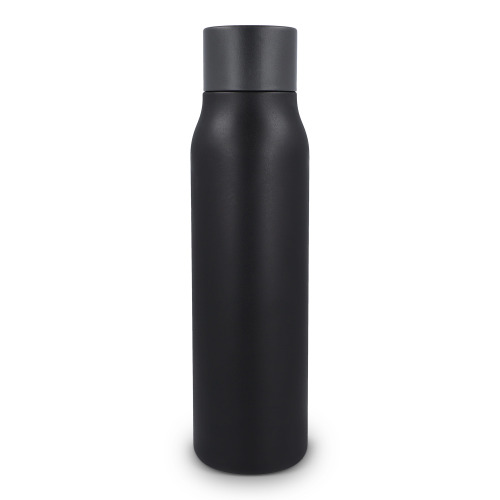 Butelka z matowym wykończeniem, butelka termiczna 600 ml Czarny LT98696-N0002 (6)