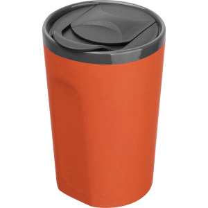 Kubek ceramiczny soft touch 400 ml TOMAS Pomarańczowy