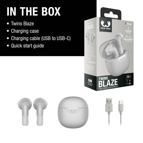 3TW2200 I Fresh 'n Rebel Twins Blaze - True Wireless earbuds with ENC Jasnoszary LT49729-N0062 (3)